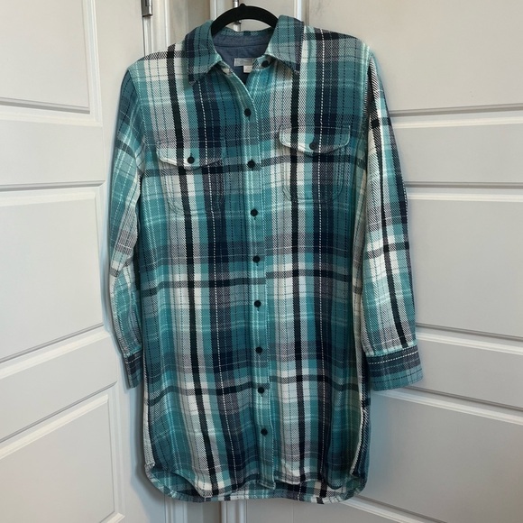 Outerknown Blanket Shirt Dress NWT Size XS - Picture 3 of 7